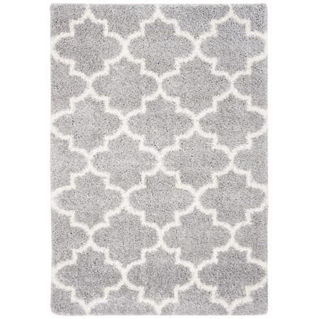 Safavieh 4 x 6 ft. Fontana Shag Rectangle Rug Grey & Cream FNT818G-4